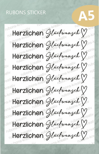 101# Herzlichen Glückwunsch