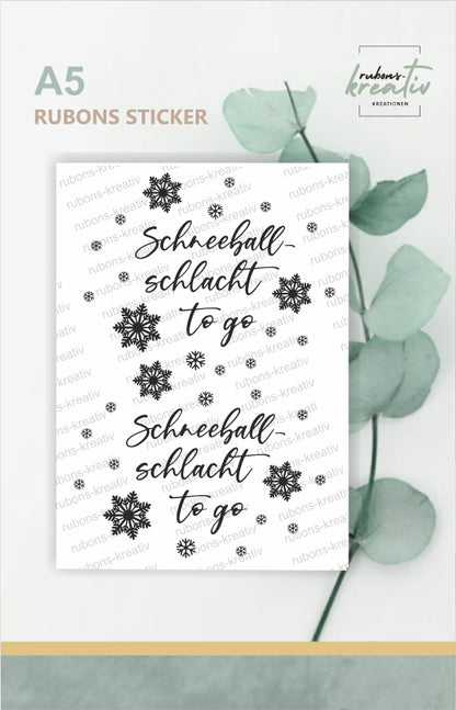 #173 Schneeballschlacht to go