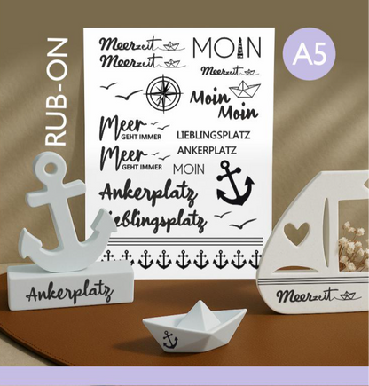Rub-ons maritim randlos