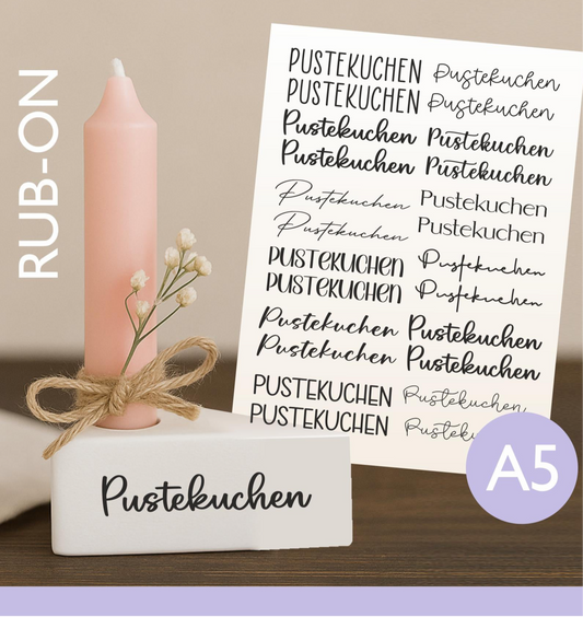 Rub-on Pustekuchen
