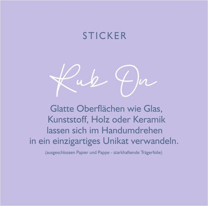 Rub-On Sticker "Campermomente"