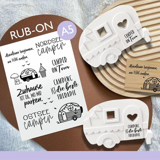 Rub-On Sticker "Campermomente"