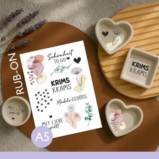 Rub-On Sticker A5 Krims Krams